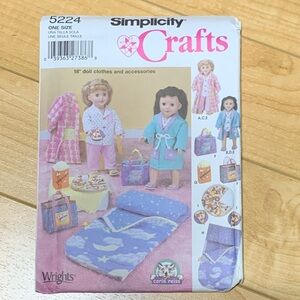 Simplicity Crafts Doll Clothes Pattern